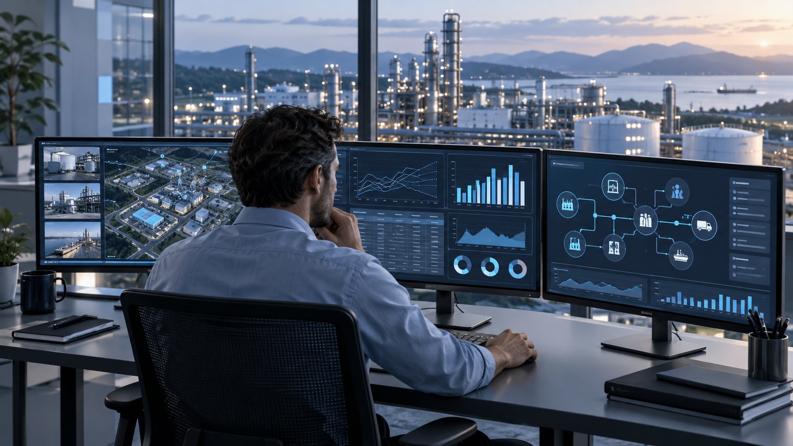 Information and analytical systems — concept illustration