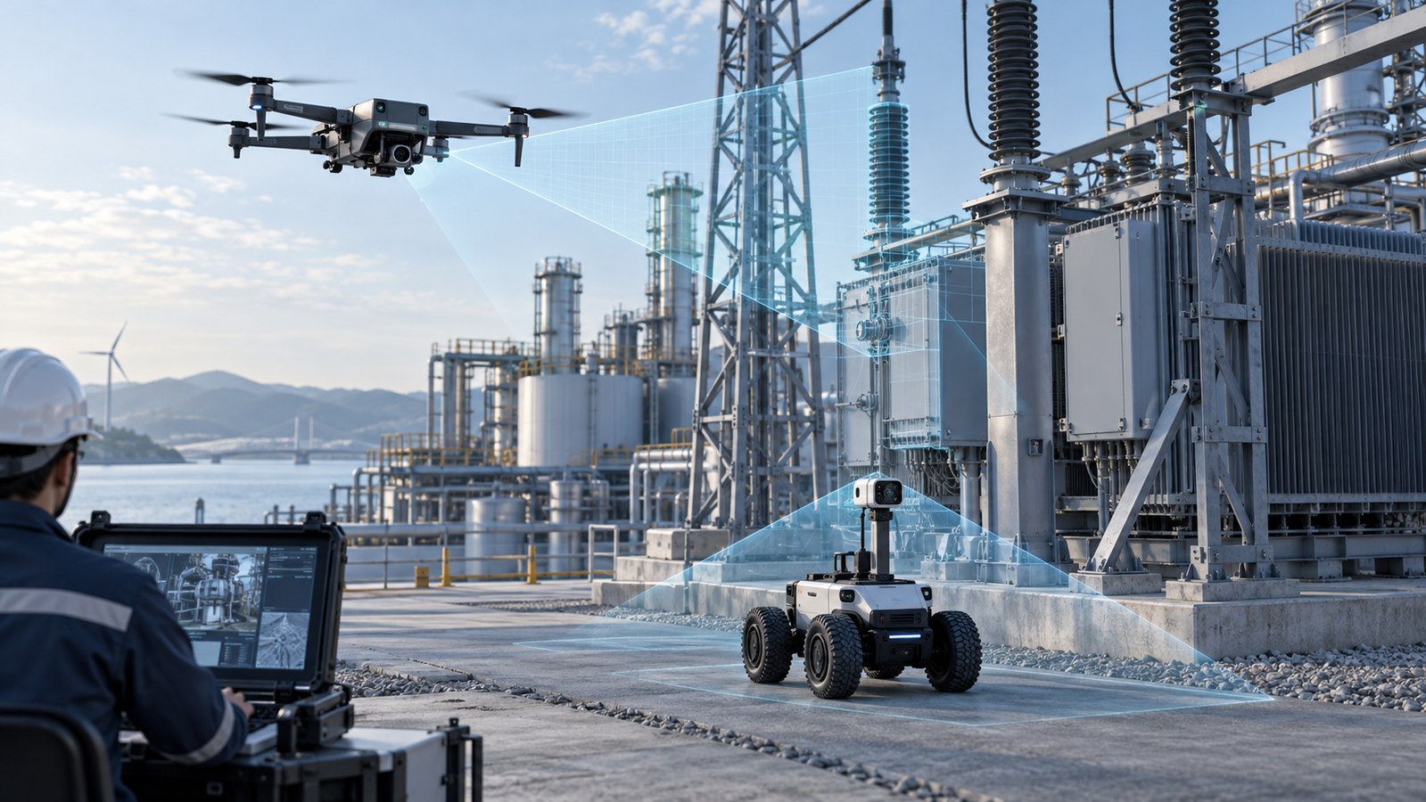 Unmanned aircraft systems and robotics — concept illustration